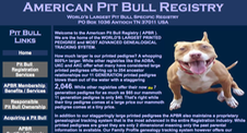 Pit Bull Registry